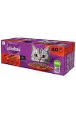 Whiskas Kapsule . Osnovni izbor v soku 40x85g