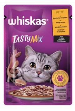 Whiskas Kapsule . Tasty Mix jagnjetina v soku 85g