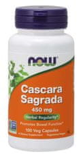 NOW Foods Cascara Sagrada (Buckthorn), 450 mg, 100 kapsul