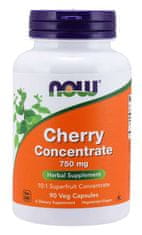 NOW Foods Cherry Contentrate, 750 mg, 90 zeliščnih kapsul