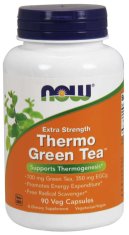 NOW Foods Thermo Green Tea, ekstra močan, 90 kapsul