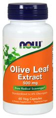 NOW Foods Ekstrakt oljčnih listov, 500 mg x 60 zeliščnih kapsul