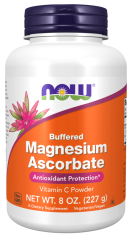 NOW Foods Magnesium Ascorbate Pure Buffered Powder (magnezijev askorbat v prahu), 227 g