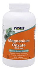 NOW Foods Magnezijev citrat, 200 mg, 250 tablet