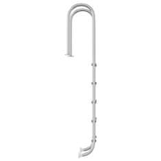 Vidaxl Lestev za bazen 54x38x211 cm 304 nerjaveče jeklo