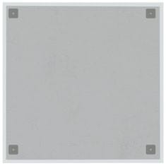 Greatstore Stenska magnetna tabla bela 60x60 cm kaljeno steklo