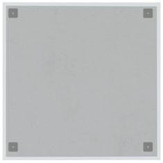 Vidaxl Stenska magnetna tabla bela 60x60 cm kaljeno steklo