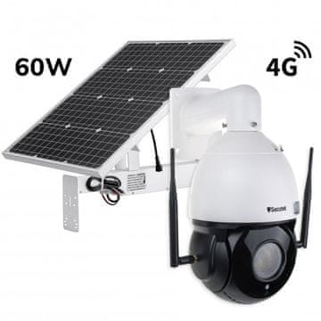 Secutek Vrtljiva IP kamera 4G PTZ SBS-NC79G-30X s solarnim polnjenjem 60W / 40A