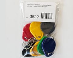 MIFARE® 7 kos barvnih RFID obeskov s čipom MIFARE Classic EV1 1K NXP