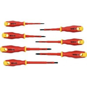 YATO Komplet vijačnikov 7 kosov izoliranih 1kV