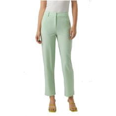Vero Moda Ženske hlače VMZELDA Straight Fit 10261257 Mist Green (Velikost 34/32)