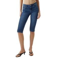 Vero Moda Ženske kratke hlače VMJUDE Slim Fit 10279513 Medium Blue Denim (Velikost M)