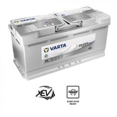 Varta A4 akumulator, 105 Ah, D+, 950 A(EN), 394 x 175 x 190 mm