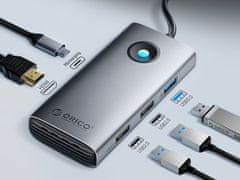 Orico PW11-5P priključna postaja USB-C, 5v1 (PW11-5P-GY-EP)