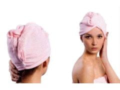 Brisača za lase iz mikrovlaken turban 55cm