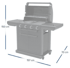 Campingaz 4 Series Onyx S letna kuhinja, s plinskim žarom (2000037288)