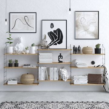 Woody Fashion Knjižna polica