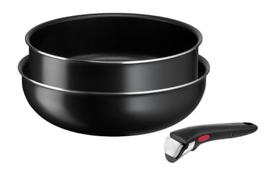 Tefal Ingenio Easy Cook & Clean 3-delni komplet posode za kuhanje (L1539153)