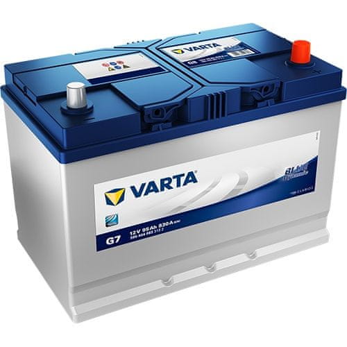 Varta G7 akumulator, 95 Ah, D+, 830 A(EN), 306 x 173 x 225 mm