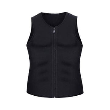 Cool Mango Savna body shaper za moške, oblikovalec telesa, moški telovnik za vadbo in hujšanje, obleka za oblikovanje postave, za vse oblike vadbe, do 3x več potenja, povečuje telesno temperaturo – Menshaper