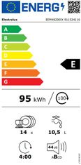 Electrolux EEM48200IX vgradni pomivalni stroj