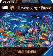 Ravensburger Lesena sestavljanka Podvodni svet 500 kosov