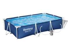 Bestway Steel Pro bazen 3 x 2,01 x 0,66 m s filtracijo s kartušo - 56411 -