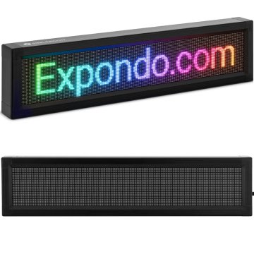 shumee Oglasna svetlobna tabla 192 x 32 pisanih LED diod 67 x 19 cm