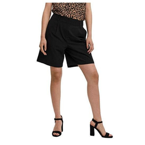 Vero Moda Ženske kratke hlače VMZELDA Loose Fit 10259210 Black