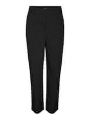 Vero Moda Ženske hlače VMZELDA Straight Fit 10261257 Black (Velikost 40/32)