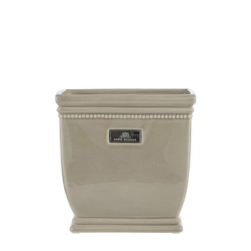 Lene Bjerre PORTILIA keramična prevleka za cvetlični lonček, bež, višina 18,5 cm