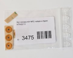 Mave Set miniaturnih NFC nalepk s čipom NTAG213