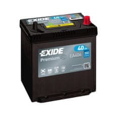 Exide Premium EA406 akumulator z robom, 40 Ah, D+, 350 A(EN), 187 x 127 x 220 mm