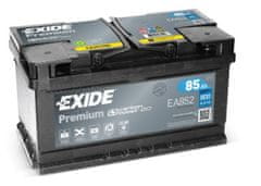 Exide Premium EA852 akumulator, 85 Ah, D+, 800 A(EN), 315 x 175 x 175 mm