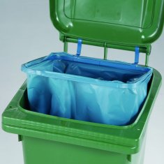 Meva Metal frame for attaching a garbage bag to a 240L trash can