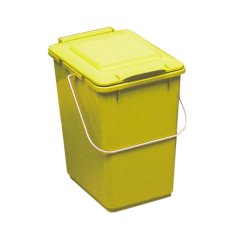 NEW Koš za smeti in odpadke - rumen 10L