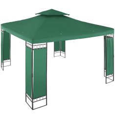 NEW Vrtni paviljon gazebo zložljiv šotor 3 x 3 x 2,6 m zelen