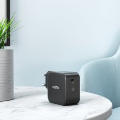 Choetech Hitri omrežni polnilnik GaN USB tip C 61 W 3 A PowerDelivery črn