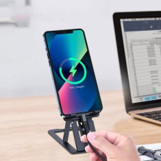 Choetech Sklopljiva podstavka za telefon, pametni telefon ali tablico, siva