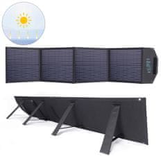 Choetech Solarni polnilec 100W zložljiv USB-C 2xUSB PD QC črn