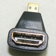 Kitajc Ženski HDMI na moški mikro HDMI kotni adapter 90 stopinj