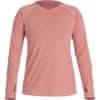 Ženska majica H2Core Silkweight, dolg rokav, Mauve, S