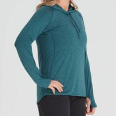 NRS Ženska majica/hoodie H2Core Silkweight, dolg rokav, Mediterranea, XL
