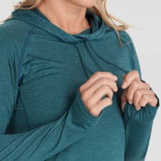 NRS Ženska majica/hoodie H2Core Silkweight, dolg rokav, Mediterranea, XL