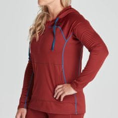 NRS Ženski termo hoodie Lightweight, UV50+, Vino, XS