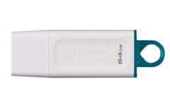 Kingston Exodia USB ključ, 64 GB, 3.2 Gen1, DT, bela (KC-U2G64-5R)