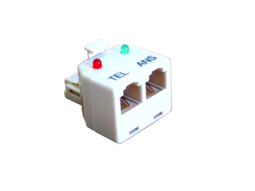 Cabletech Telefonski razdelilec 1xM./2xŽ. Kont. linije 6/4