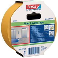 Tesa Dvostranski lepilni trak za preproge 64620, 10 m x 50 mm, bel