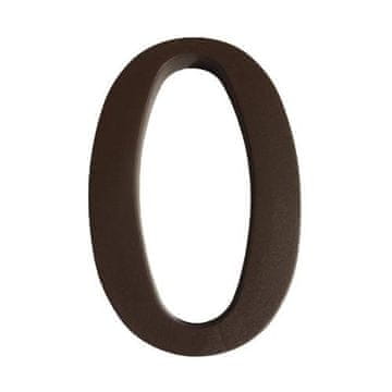 Walteco Številka "0", 180 mm, rjava plastika