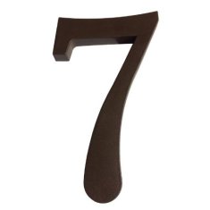 Walteco Številka "7", 180 mm, rjava plastika